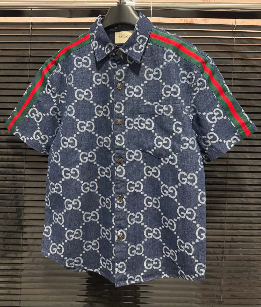 250224 New high quality denim jacquard stitching suit