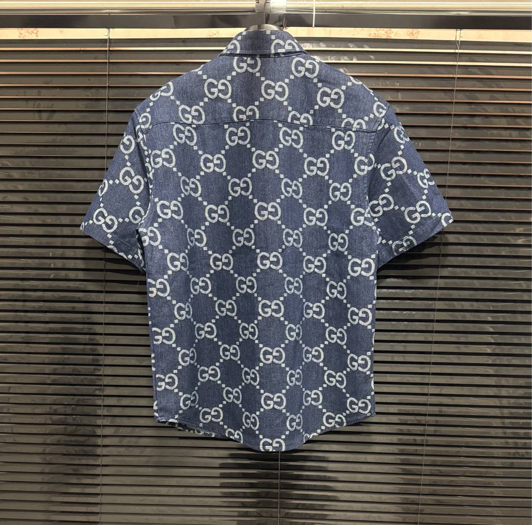250224 New high quality denim jacquard stitching suit