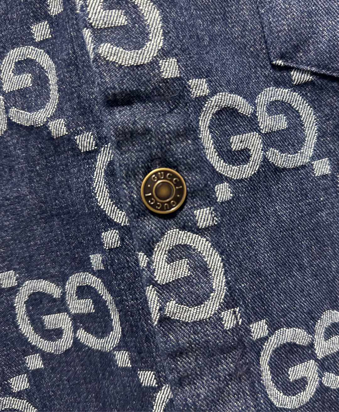 250224 New high quality denim jacquard stitching suit