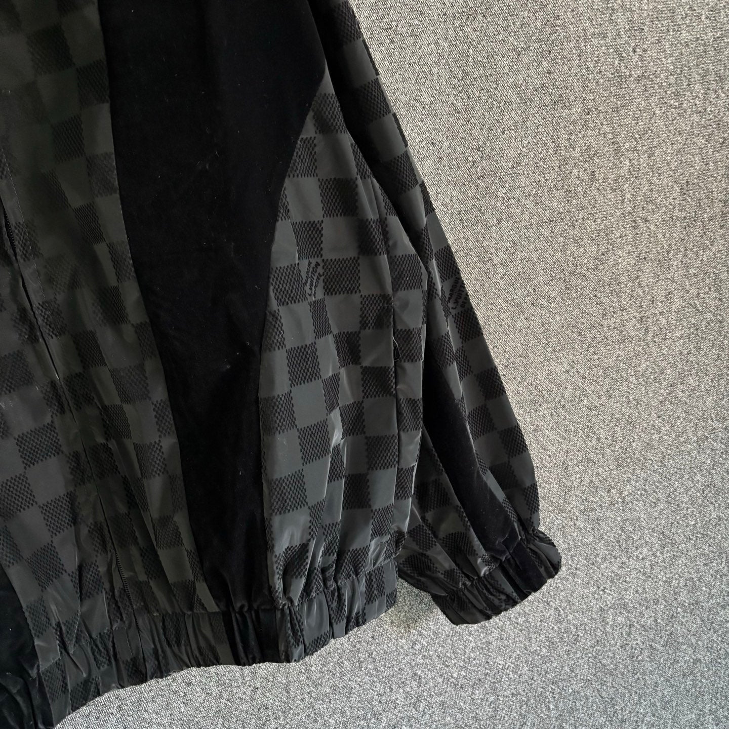250325 New flocking sports stand-up collar jacket