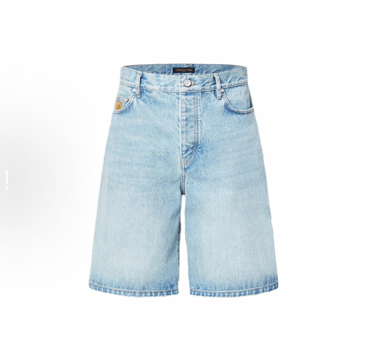 250513 New high-quality bleached and dyed denim midpants