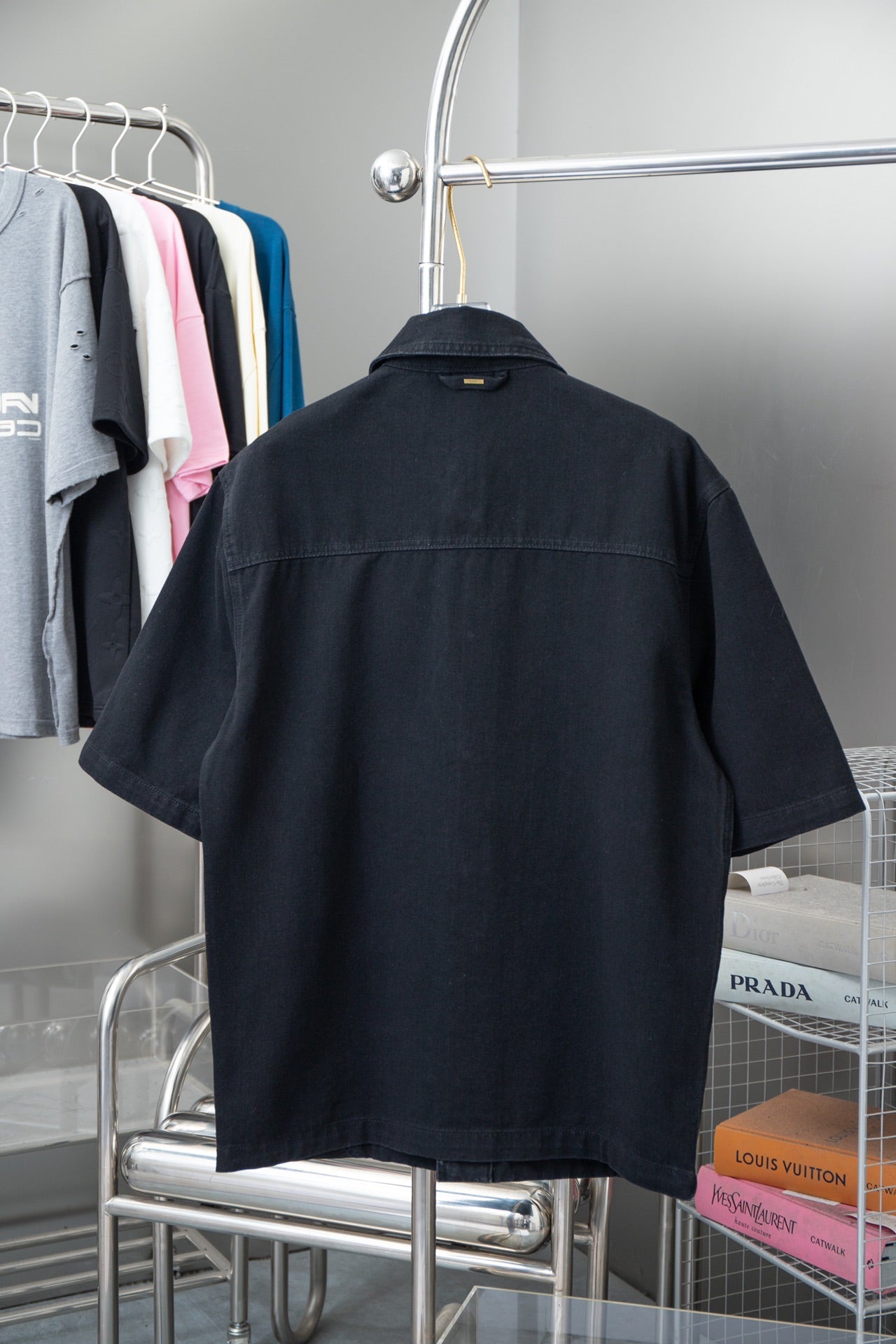 250513 New top-quality heavy-duty workwear short-sleeved shirt vest
