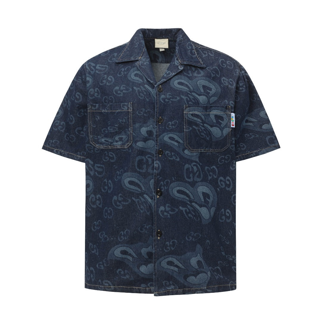 250520 New heart-shaped jacquard denim set
