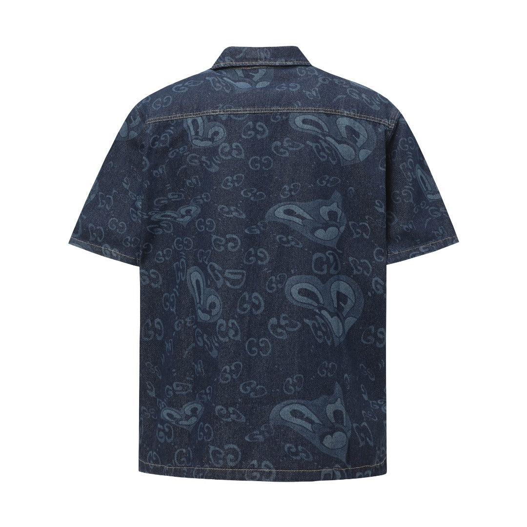 250520 New heart-shaped jacquard denim set