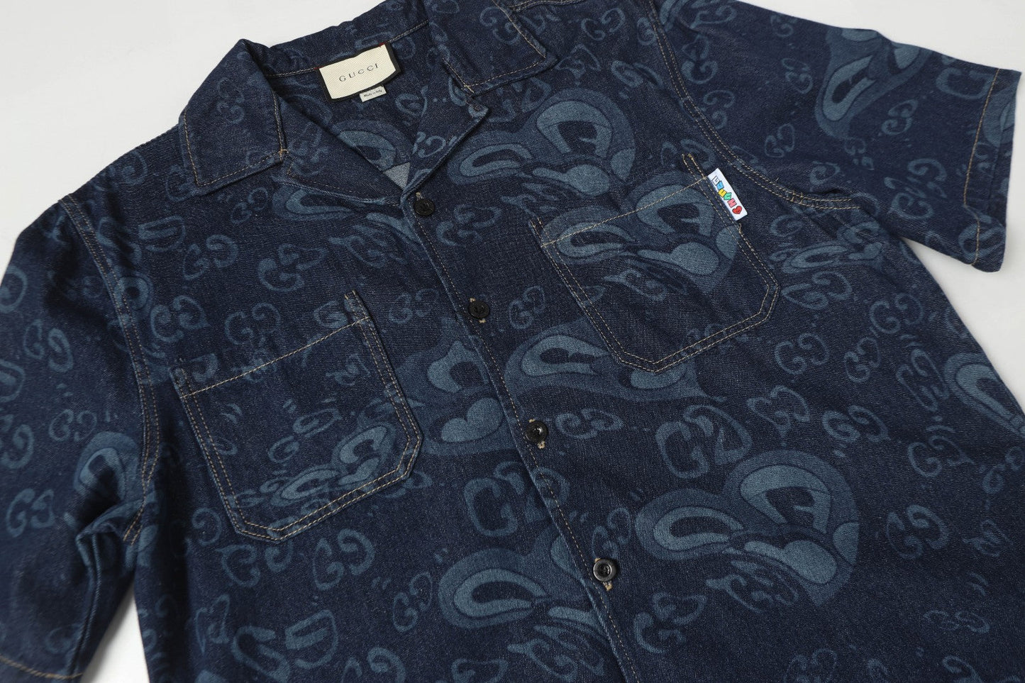 250520 New heart-shaped jacquard denim set