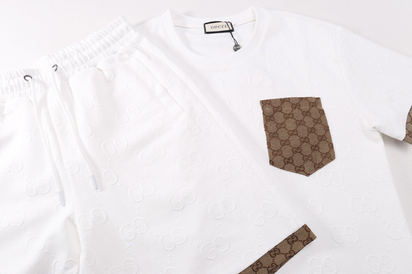 250520 New simple set with concave-convex embroidery