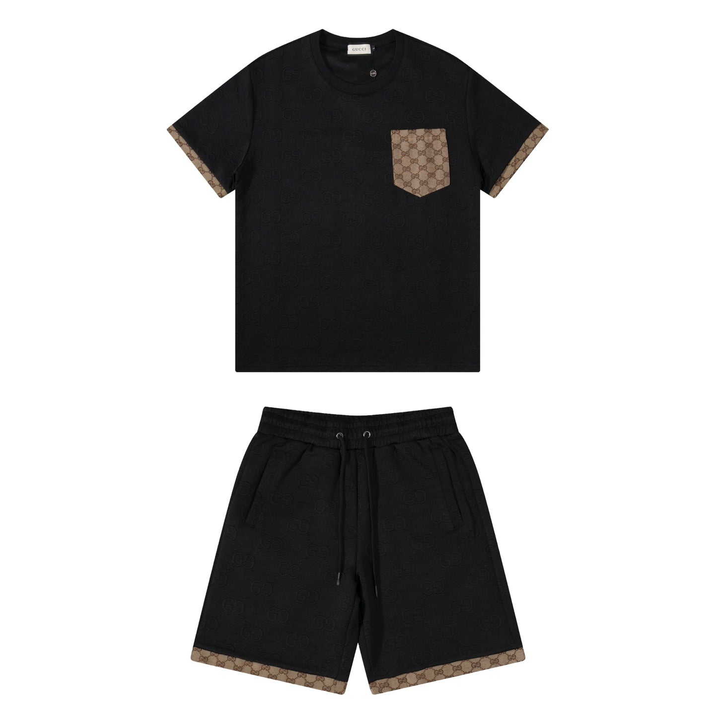 250520 New simple set with concave-convex embroidery