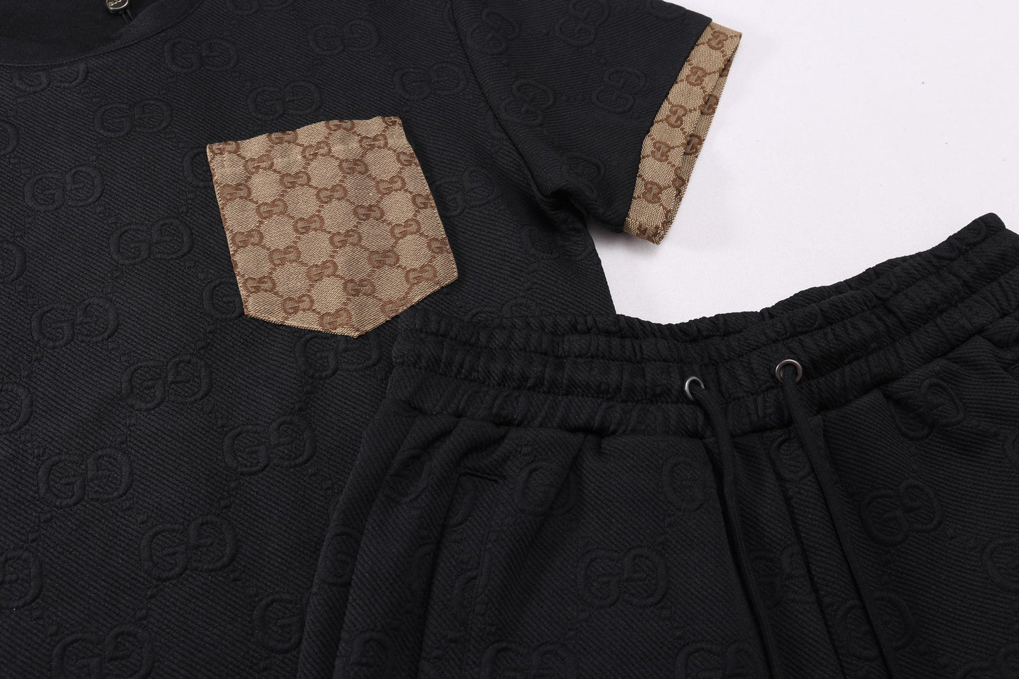 250520 New simple set with concave-convex embroidery