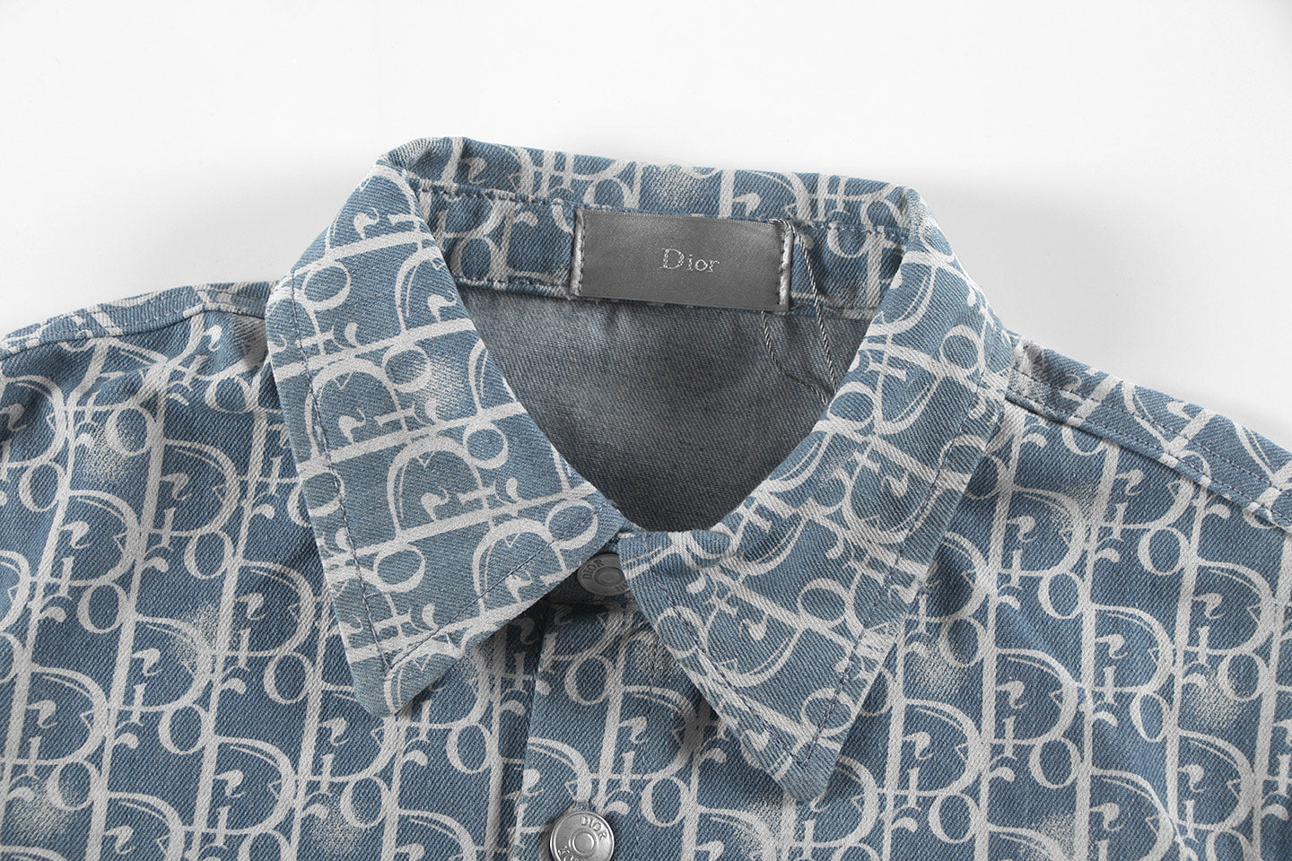 250604 New twill denim cotton stylish lapel denim shirt