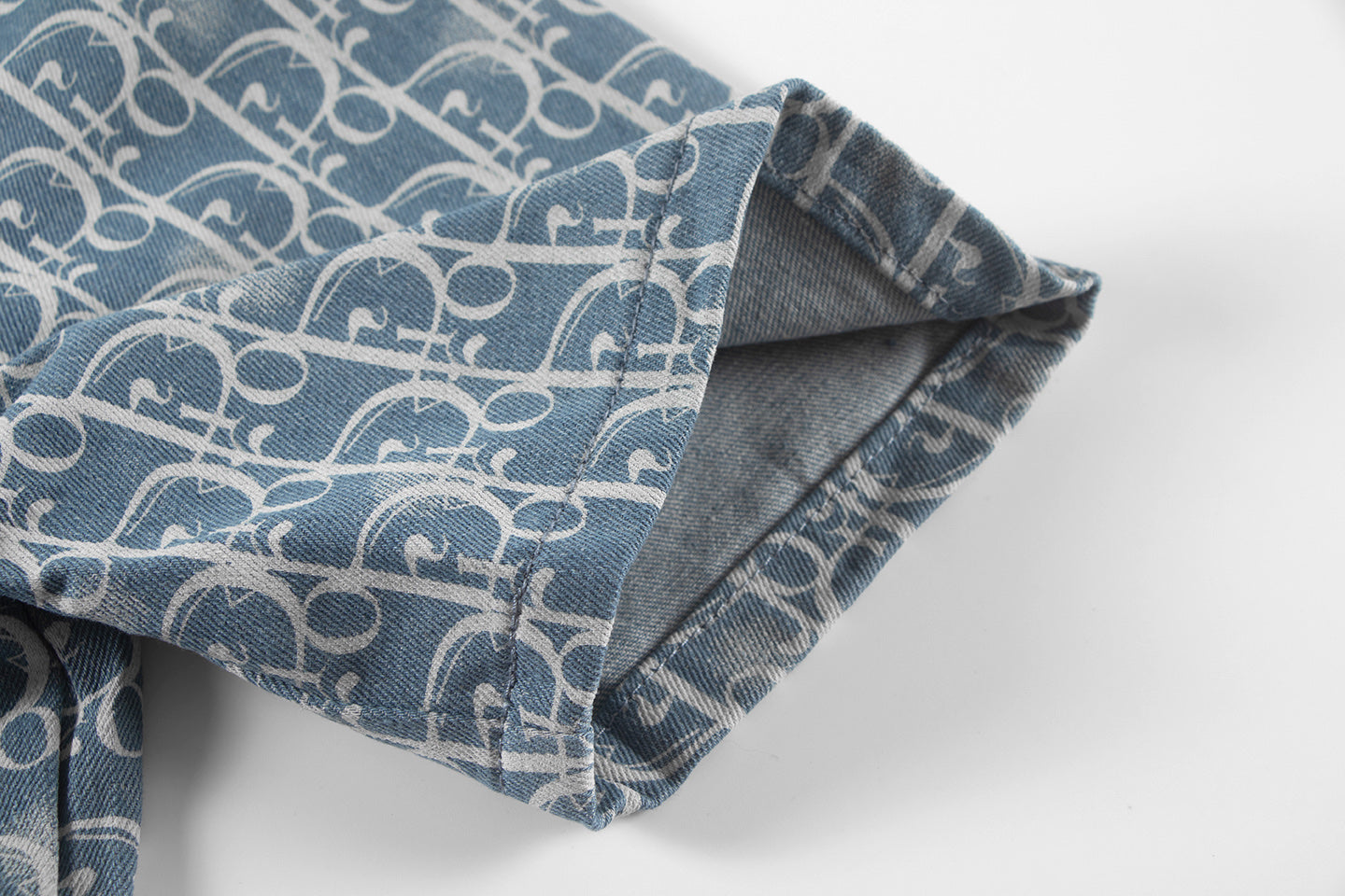 250604 New twill denim cotton stylish lapel denim shirt