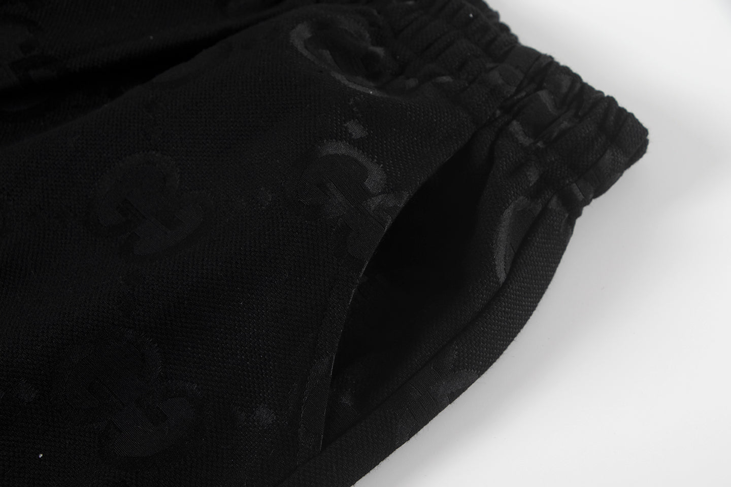 250617 New high-quality denim jacquard suit shorts
