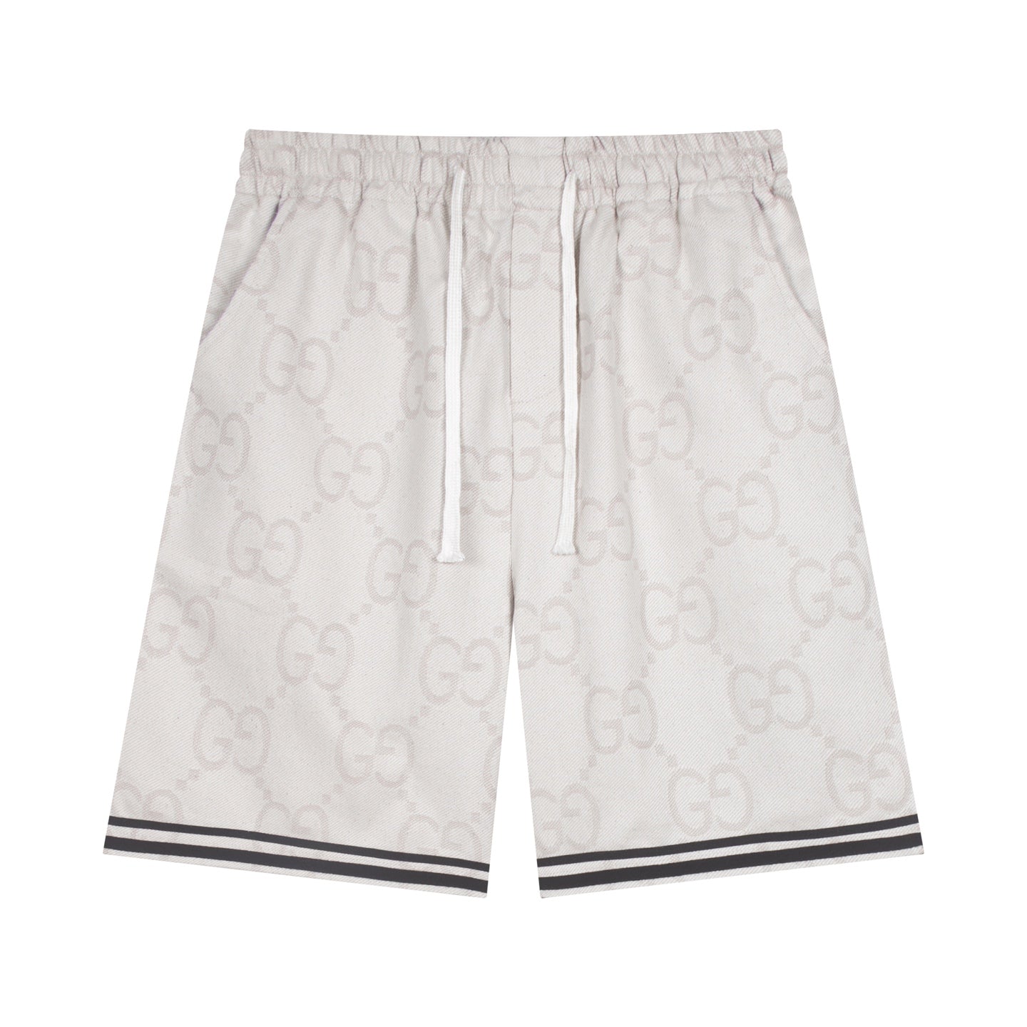 250617 New high-quality denim jacquard suit shorts
