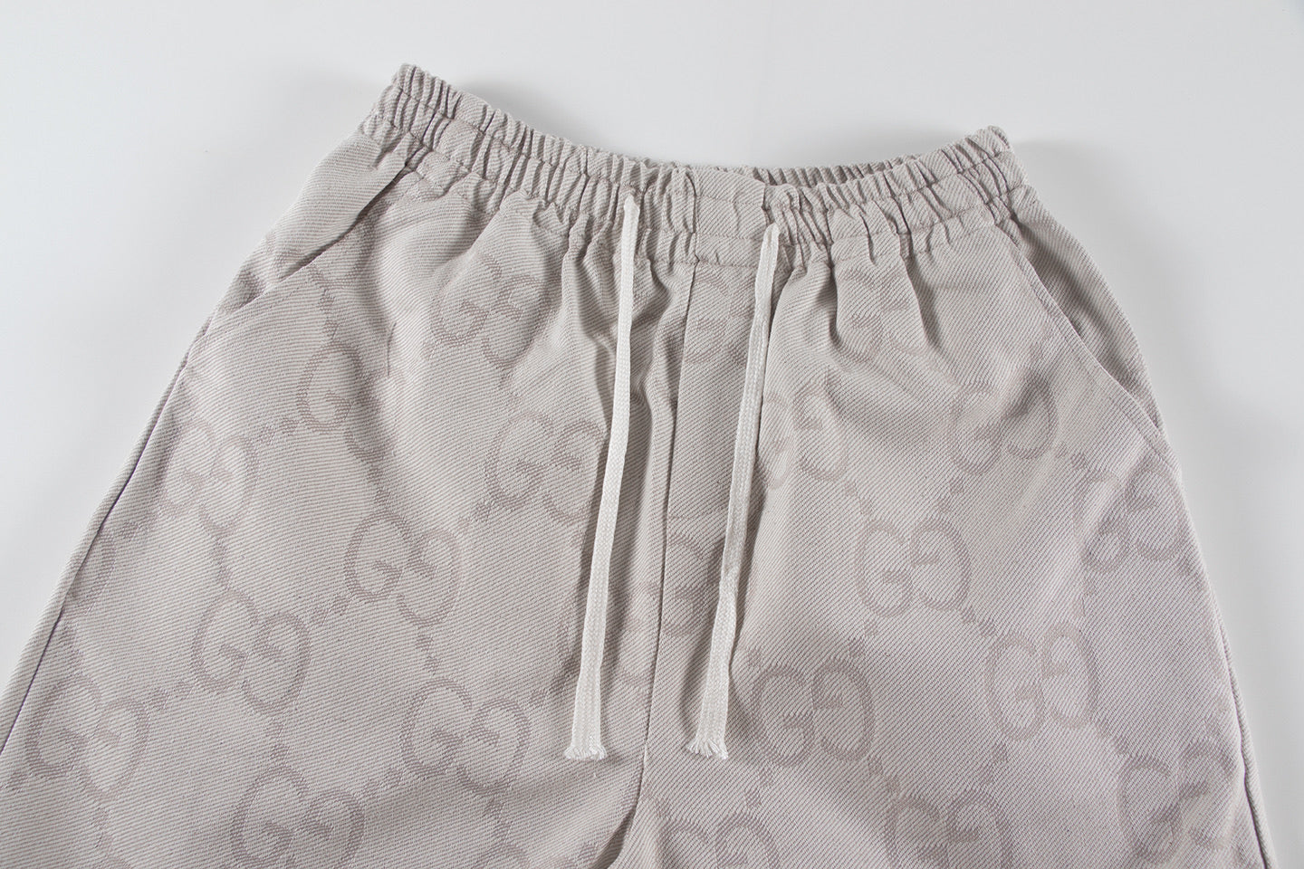 250617 New high-quality denim jacquard suit shorts