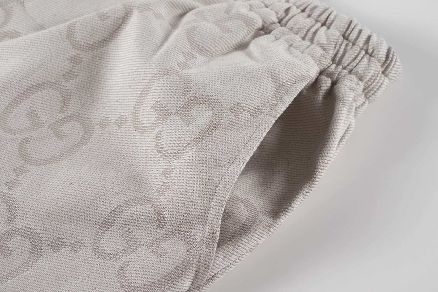 250617 New high-quality denim jacquard suit shorts