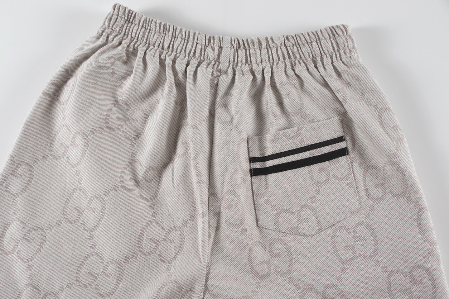 250617 New high-quality denim jacquard suit shorts