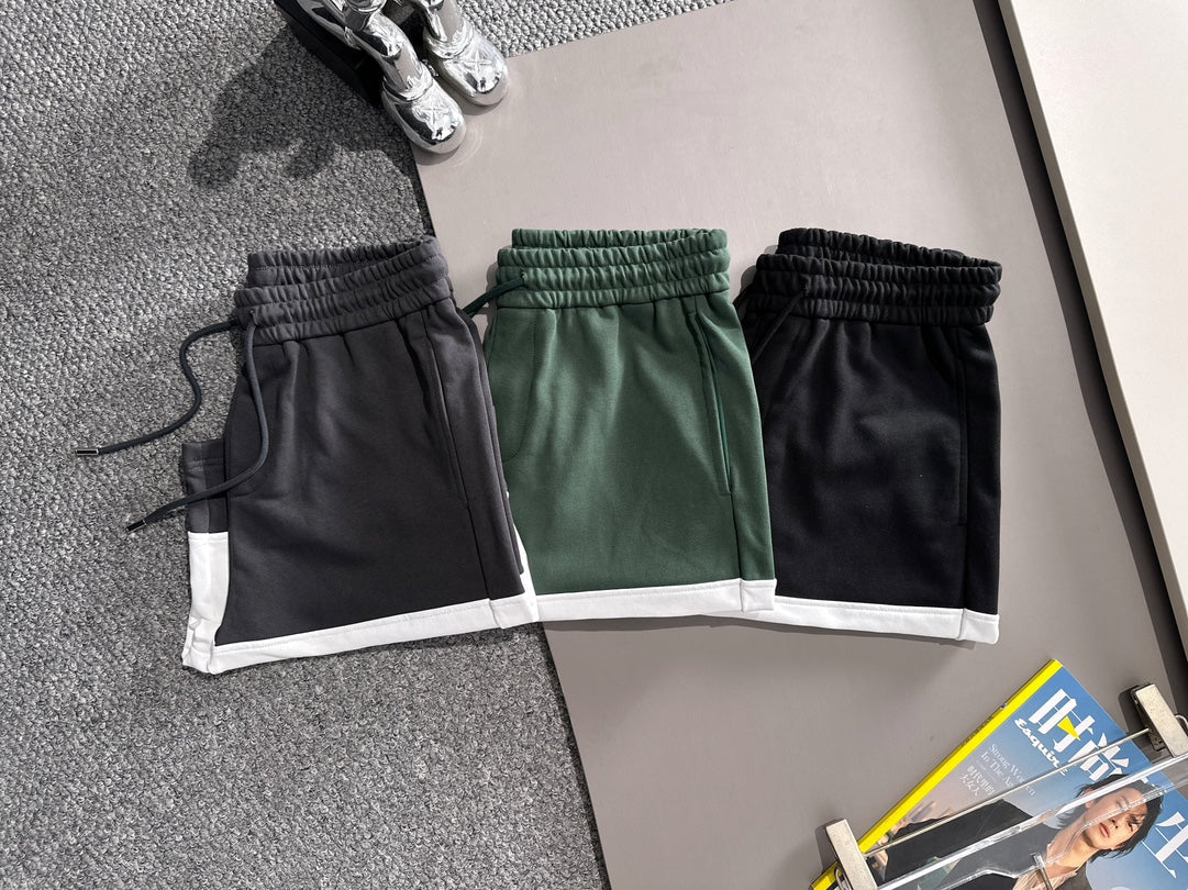 250617 New high-quality color-blocking and patchwork shorts