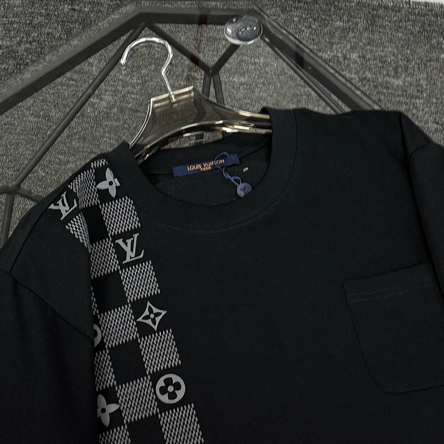 250624 New high-quality printed pocket T-shirt