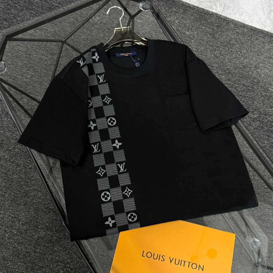 250624 New high-quality printed pocket T-shirt