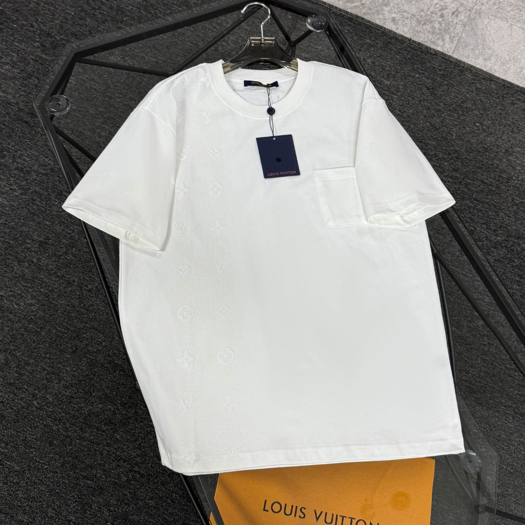 250624 New high-quality printed pocket T-shirt