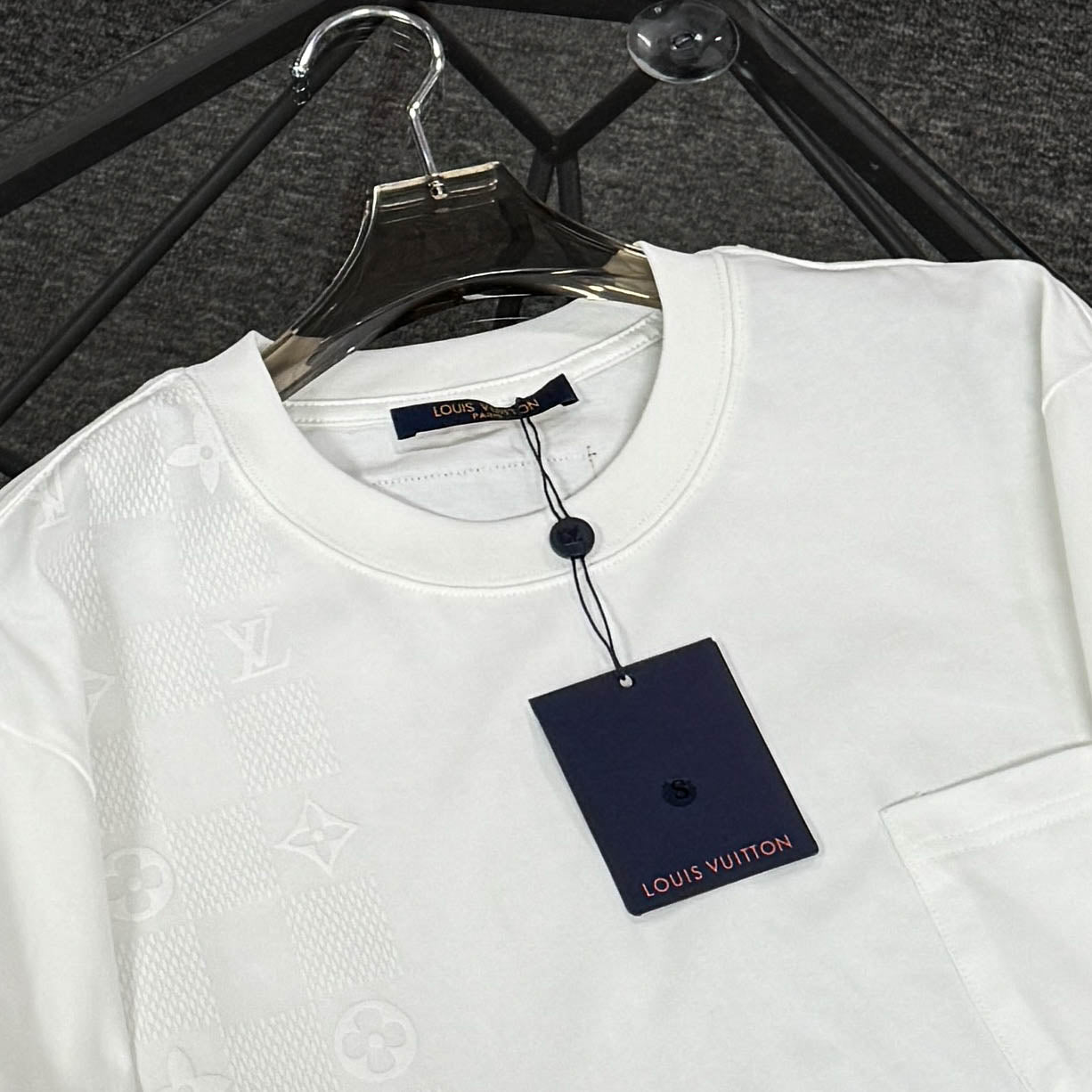 250624 New high-quality printed pocket T-shirt