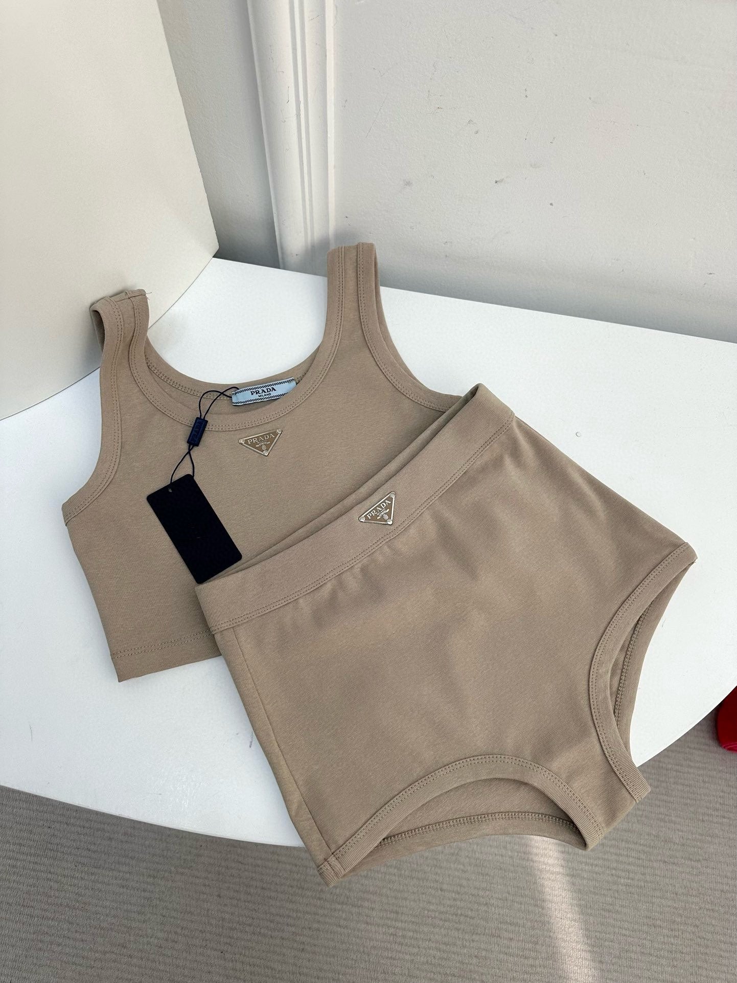 0528 Tank top➕high waist underwear set,