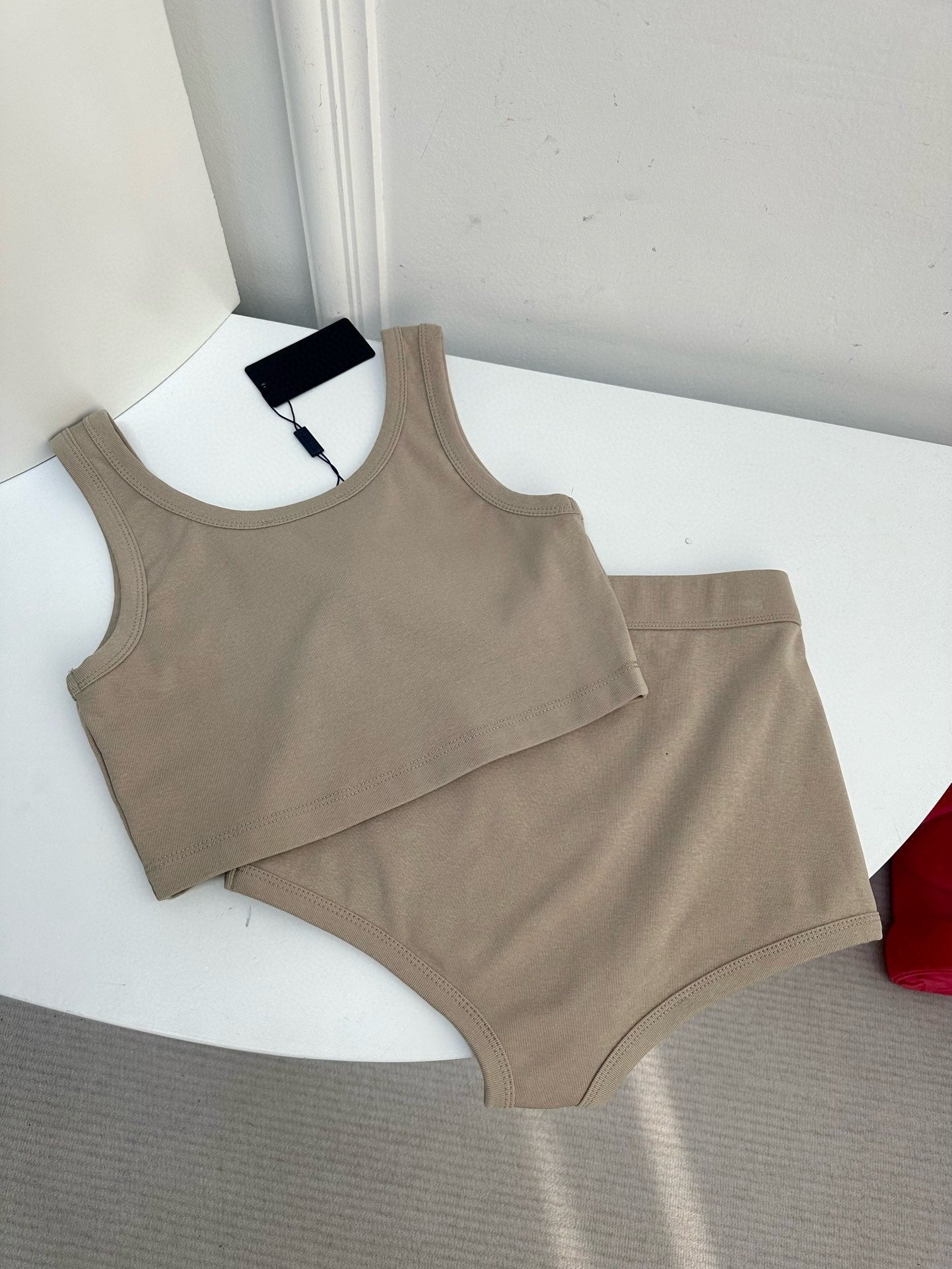 0528 Tank top➕high waist underwear set,