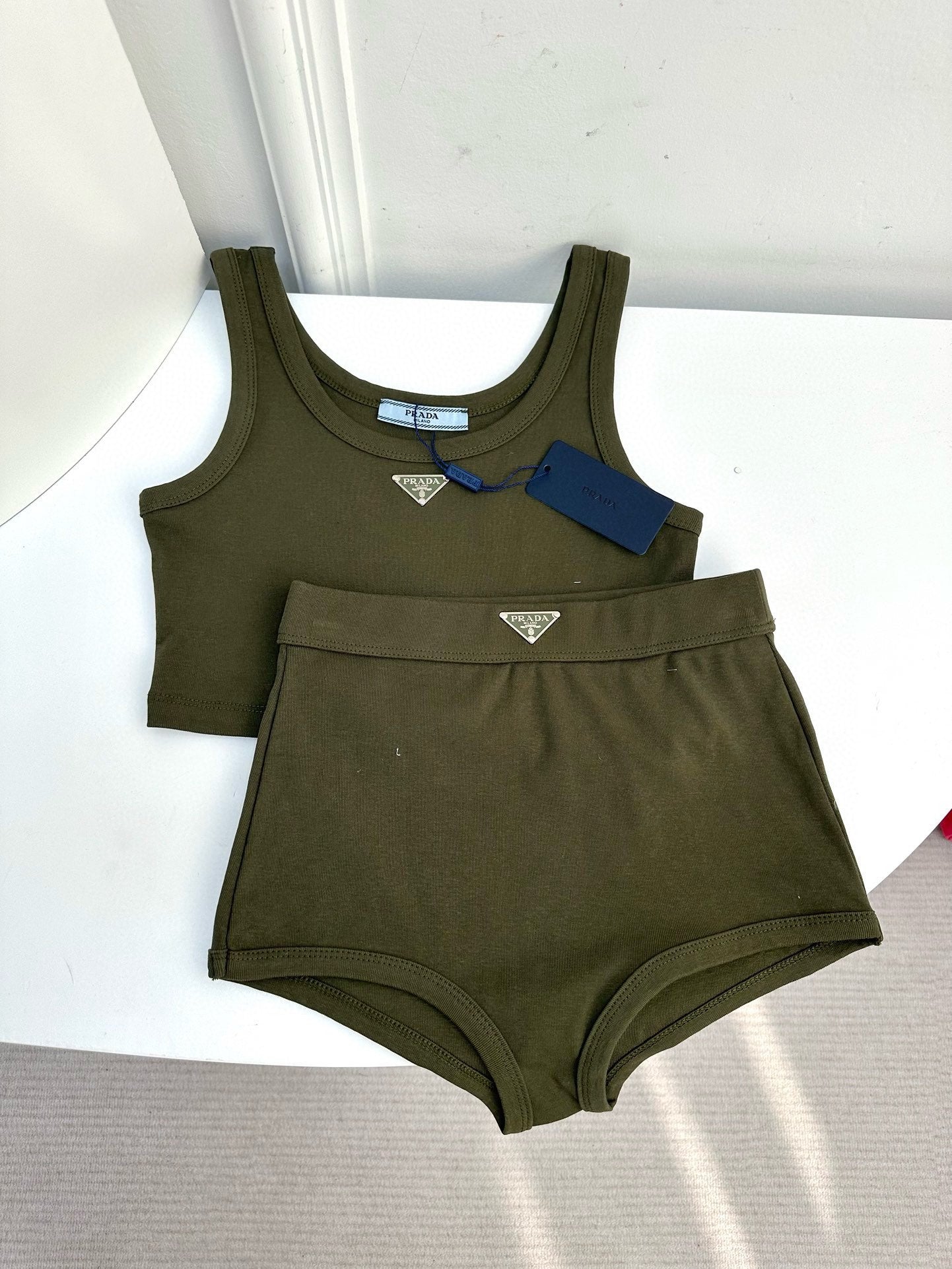 0528 Tank top➕high waist underwear set,
