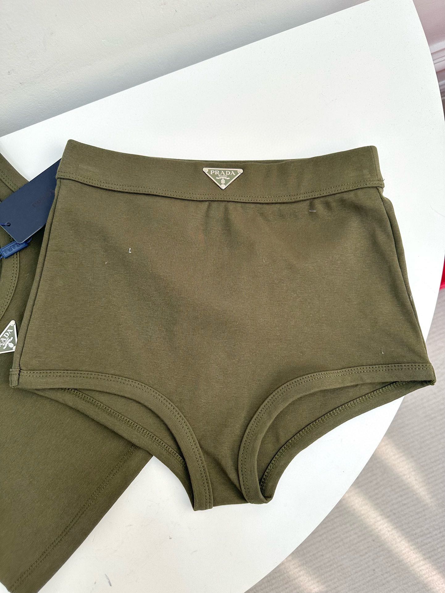 0528 Tank top➕high waist underwear set,