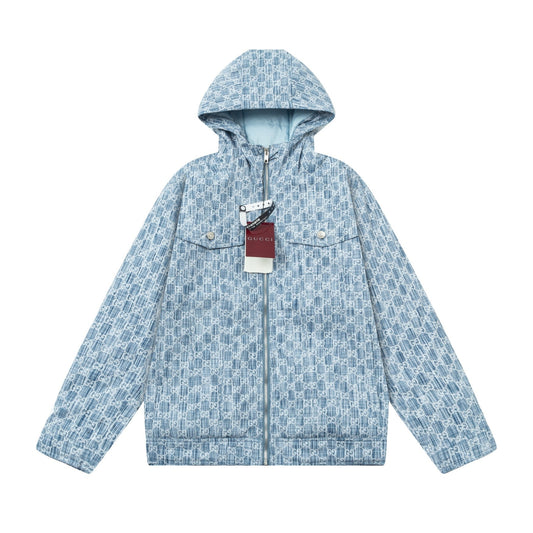 250318 New high quality denim print jacket