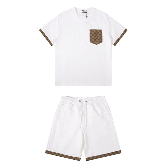 250520 New simple set with concave-convex embroidery