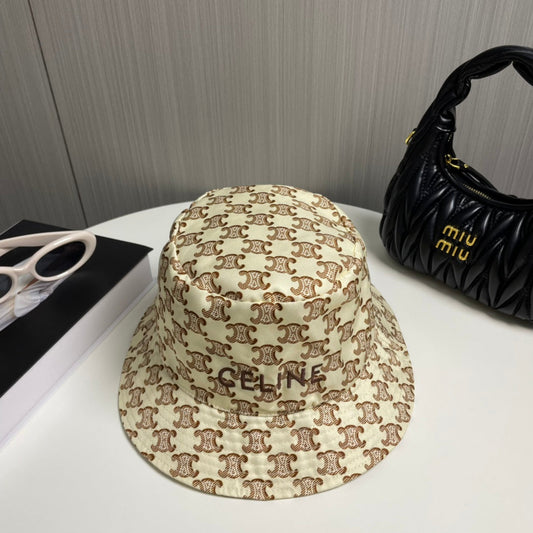 250527 New simple full-print fisherman's hat