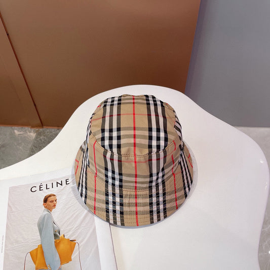 250527 New classic checkered fisherman's hat