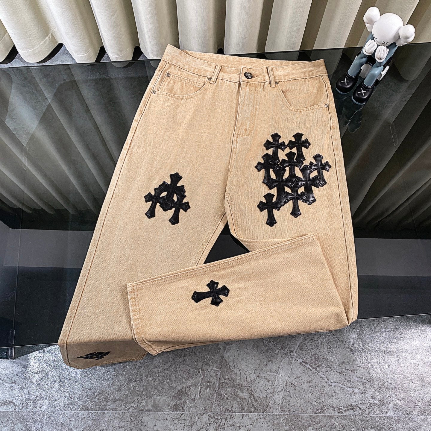 250614 New high-quality limited edition black skinny jeans