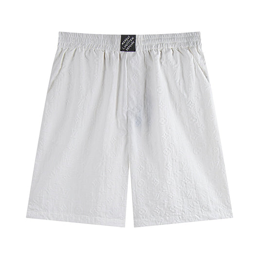 250614 New high-quality flocking pattern shorts