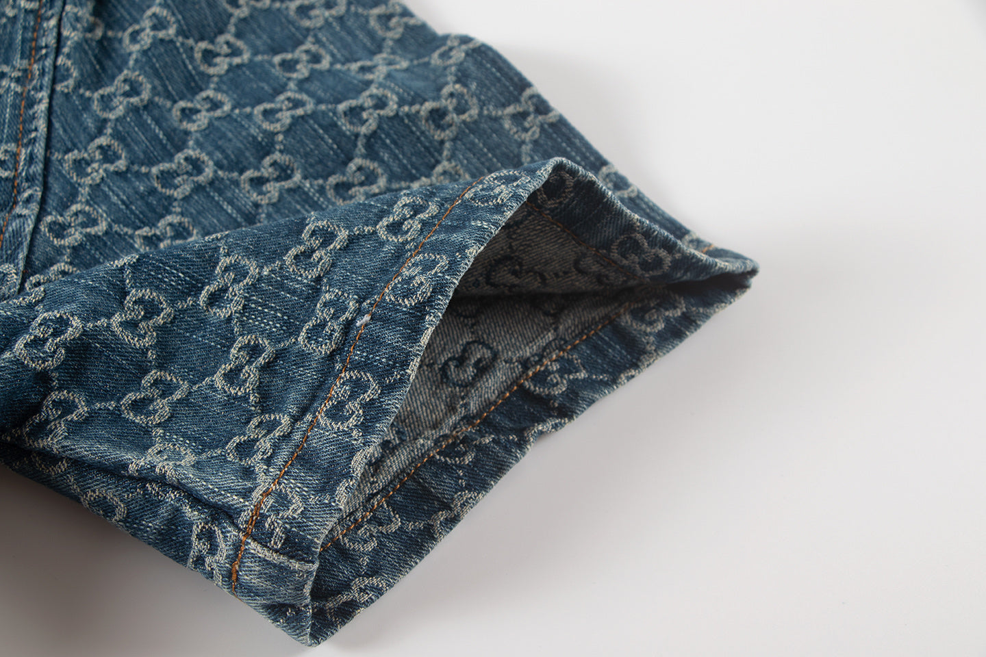 250614 New high-quality casual jacquard denim shirt