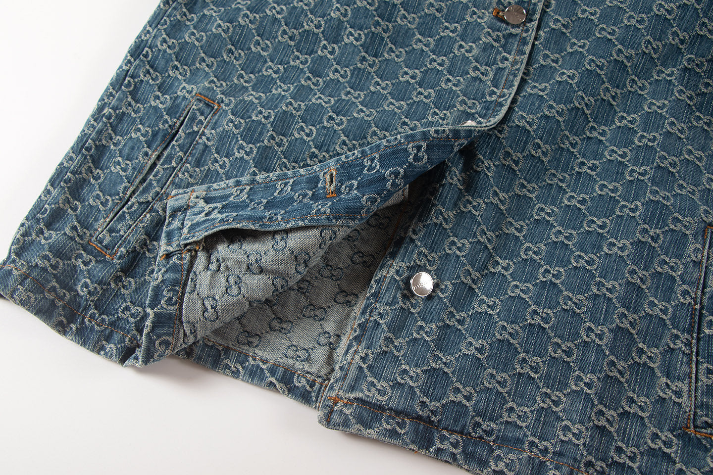 250614 New high-quality casual jacquard denim shirt