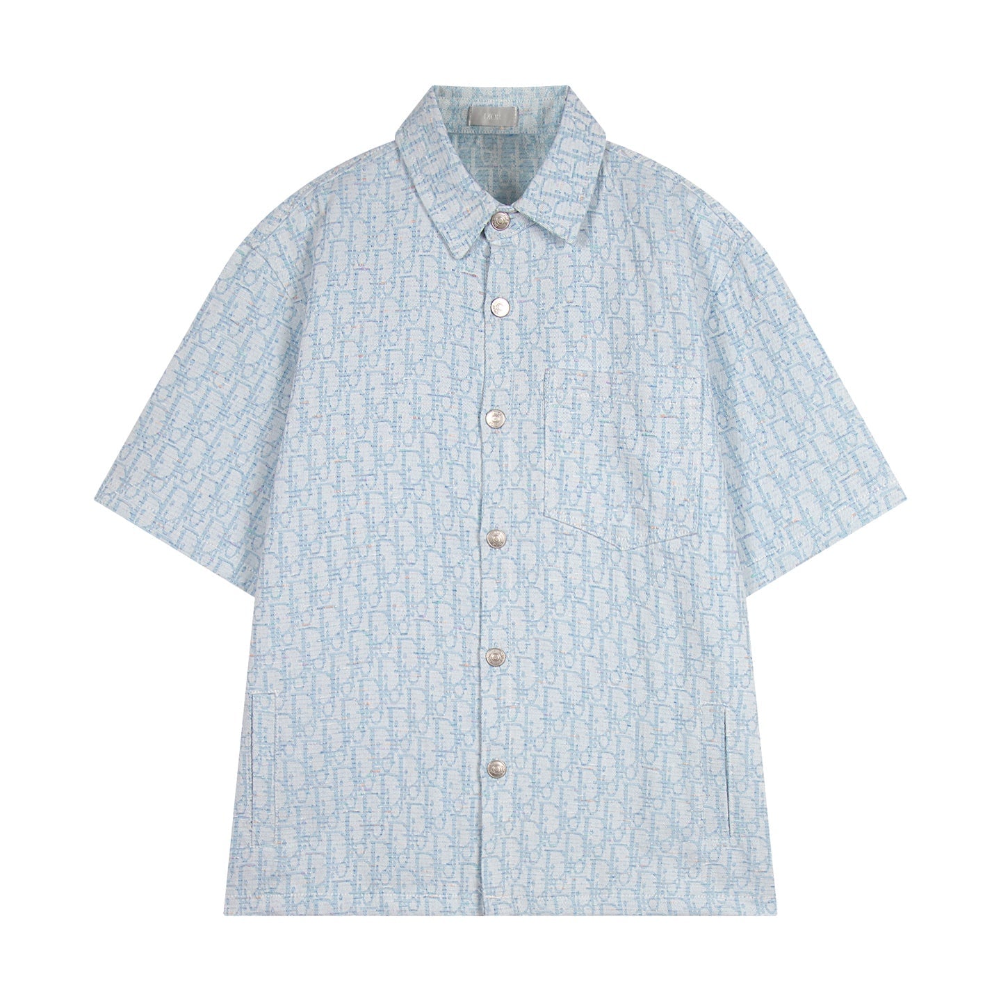 250614 New high-quality casual jacquard denim shirt