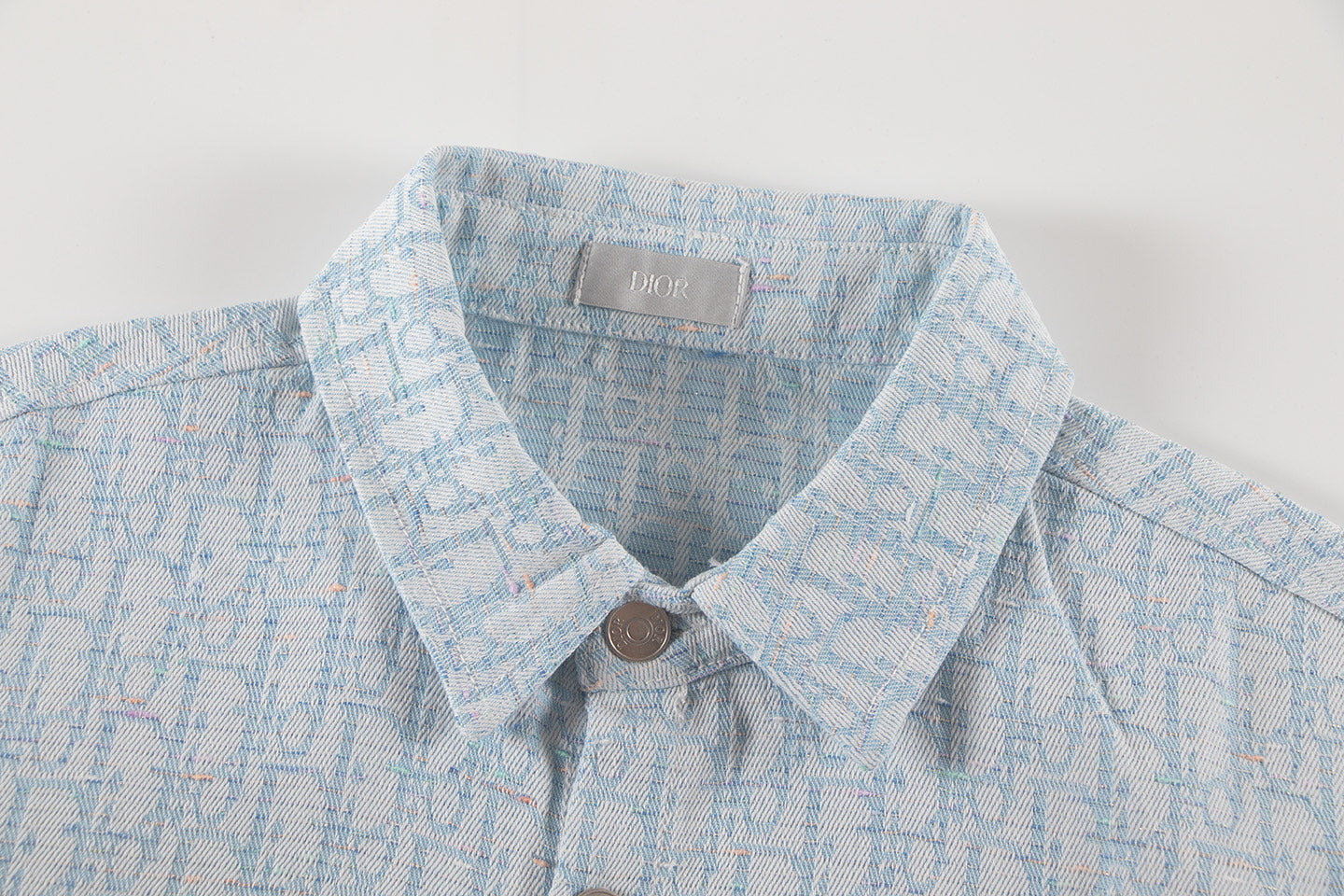250614 New high-quality casual jacquard denim shirt