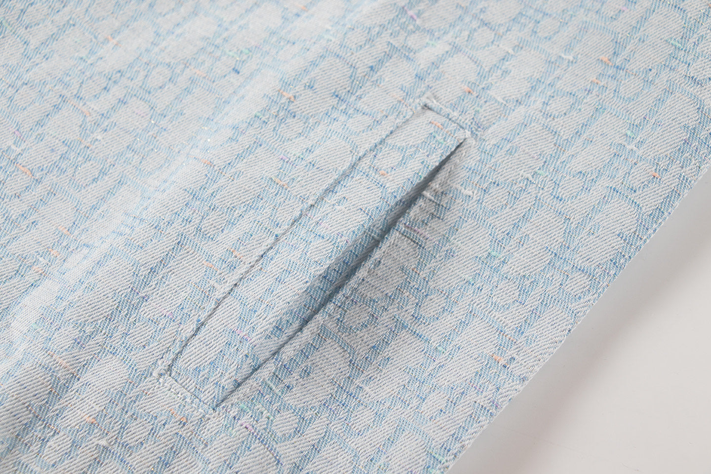 250614 New high-quality casual jacquard denim shirt