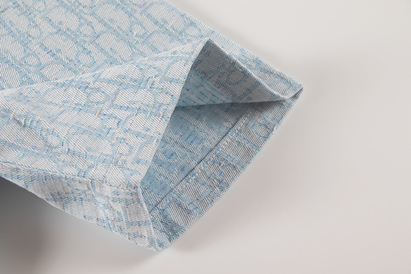 250614 New high-quality casual jacquard denim shirt