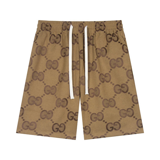 250617 New high-quality denim jacquard suit shorts