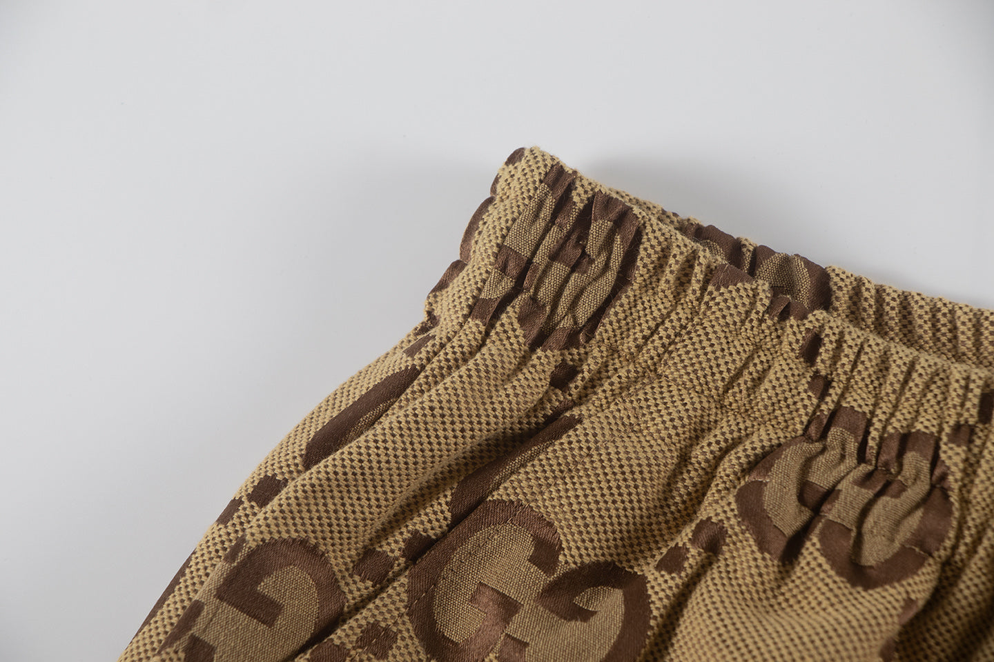 250617 New high-quality denim jacquard suit shorts