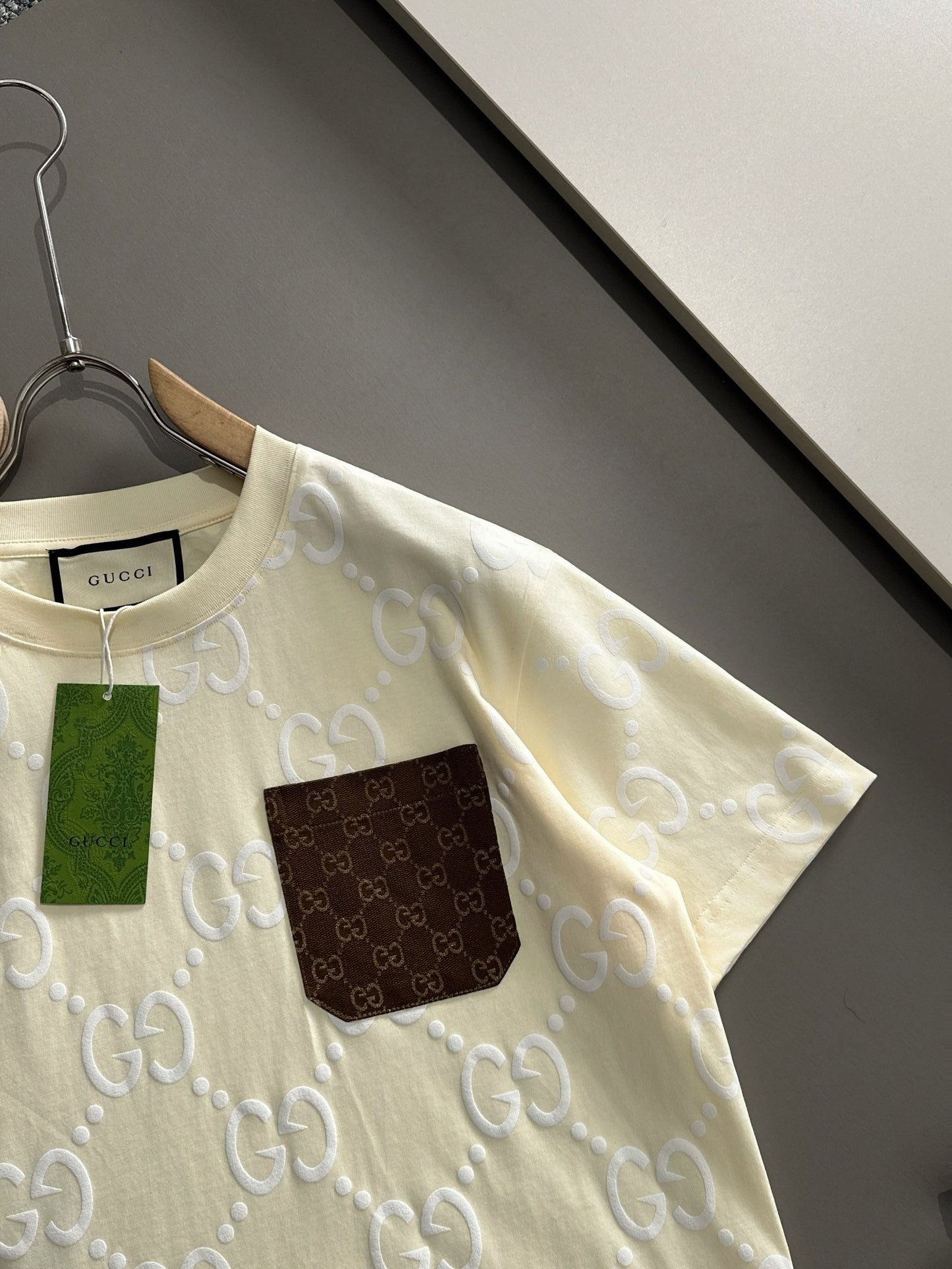 250617 New high-quality full-printed jacquard knitted t-shirt